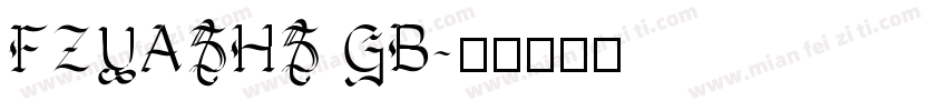 FZYASHS GB字体转换